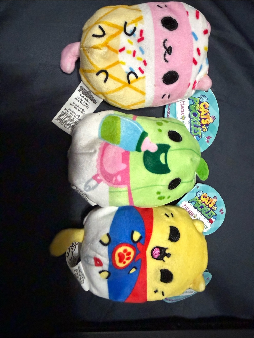 Cats vs Pickles Plush Bundle Kitty Cake Lil Euni Super Kitten NWT